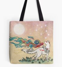 Amaterasu Wolf Tote Bag