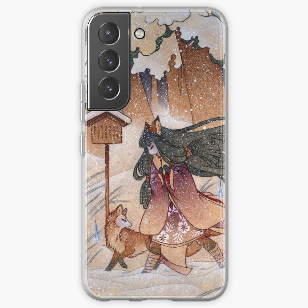 Disover Blustery - Kitsune Yokai TeaKitsune | Samsung Galaxy Phone Case