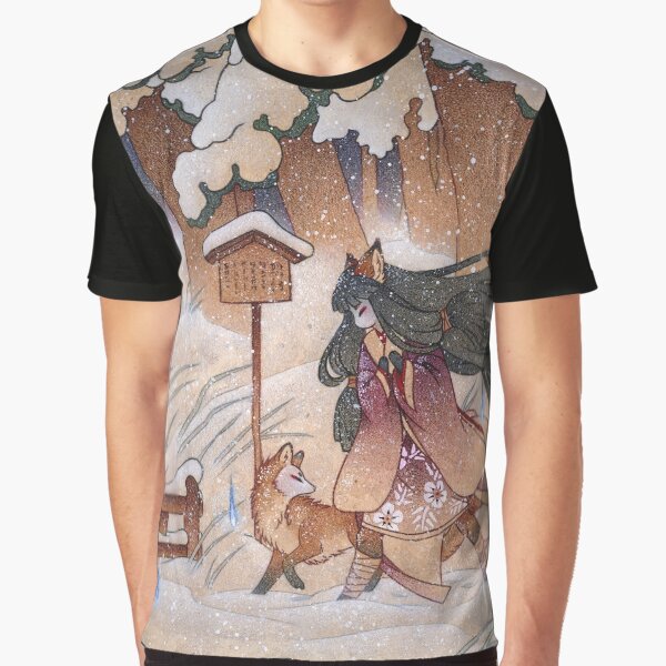 Blustery - Kitsune Yokai TeaKitsune Graphic T-Shirt