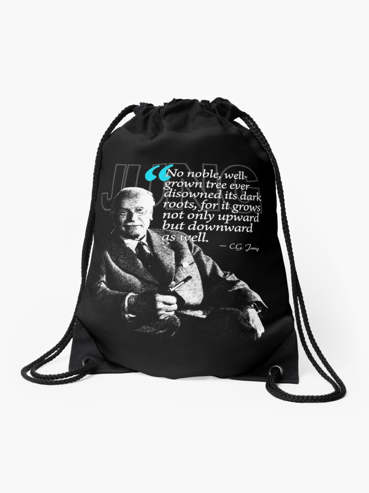 Sac A Cordon Un Citation De Carl Gustav Jung Citation 10 De 50 Disponible Par Garaga Redbubble