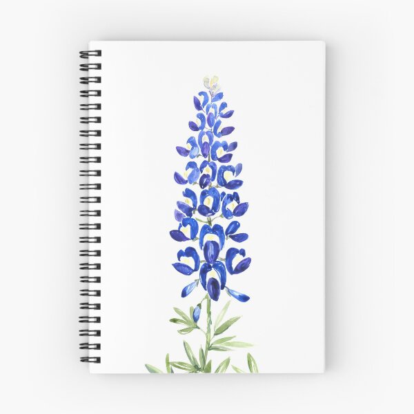 Item preview, Texas bluebonnet in watercolor designed and sold by blursbyai.