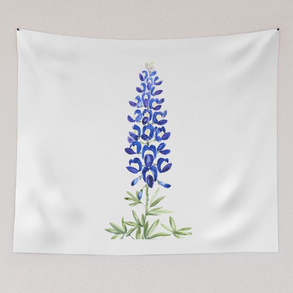 Item preview, Texas bluebonnet in watercolor designed and sold by blursbyai.