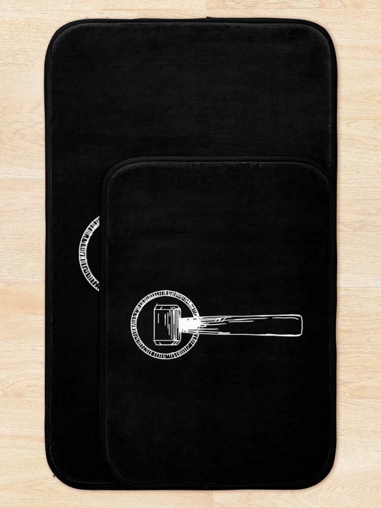 Thumbnail 5 of 6, Bath Mat, Sledge Hammer - Inverted designed and sold by CCCDesign.