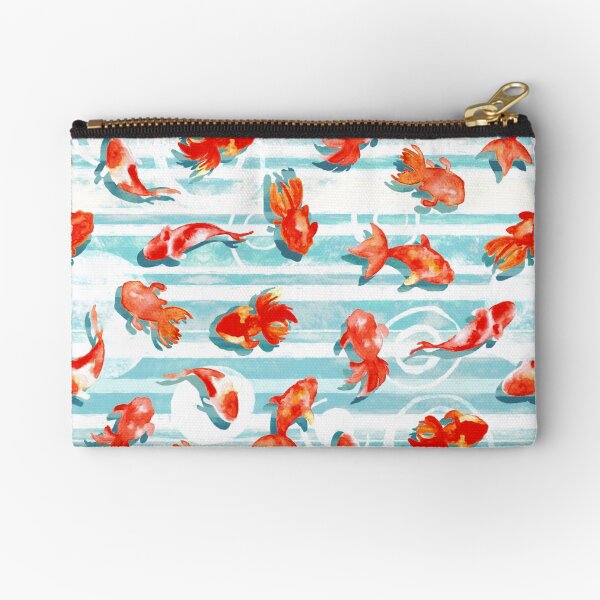 Watercolor Goldfish Zipper Pouch