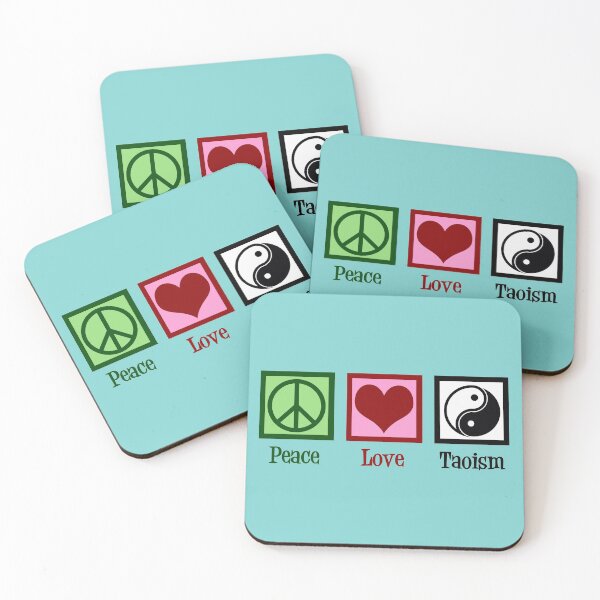 Item preview, Peace Love Taoism Yin Yang Tao designed and sold by Epic Love Designs.