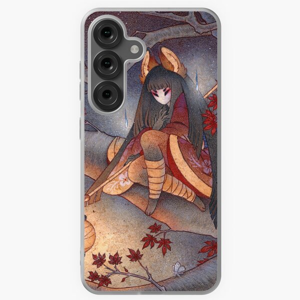 Item preview, Japanese Maple Kitsune with Lantern designed and sold by TeaKitsune.