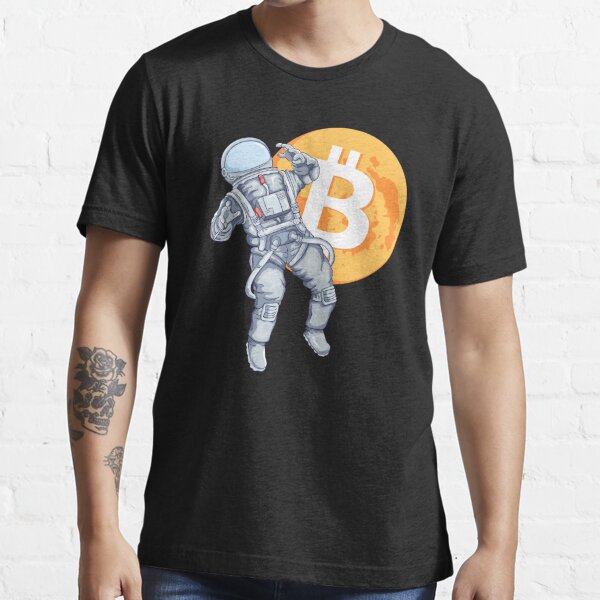 Bitcoin Astronaut BTC Mooning Essential T-Shirt