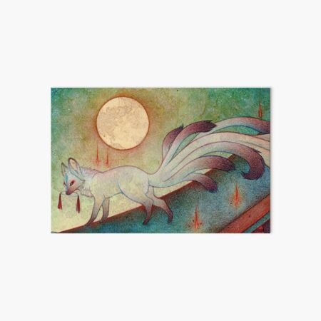Item preview, Kitsune Messenger Under the Full Moon designed and sold by TeaKitsune.