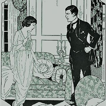 Valentine's Day flop French Flapper spanks Cupid 1922 comic art La