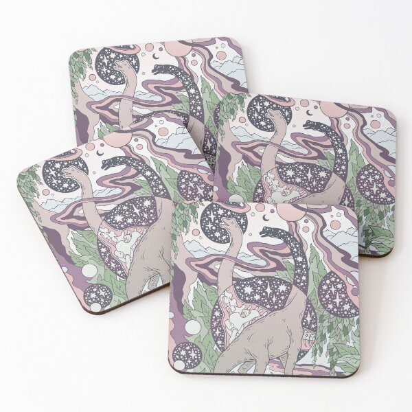 Item preview, Jurassic Portal | Purple Haze Palette | Dinosaur Science Fiction Art designed and sold by OMEGAFAUNA.