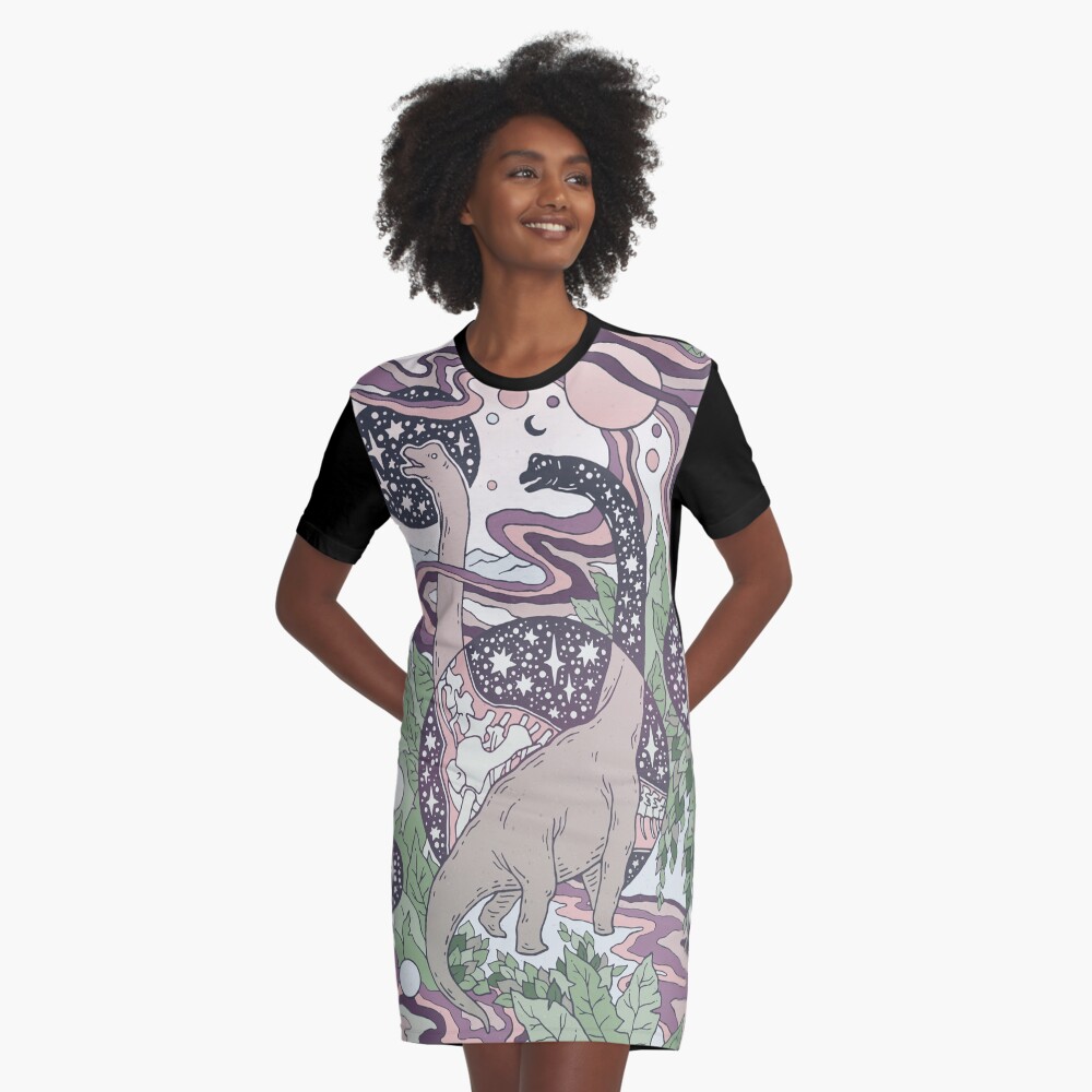 Item preview, Graphic T-Shirt Dress designed and sold by OMEGAFAUNA.