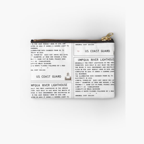 Item preview, Umpqua River Lighthouse - Sign With Lighthouse Sketch designed and sold by IMAGETAKERS.