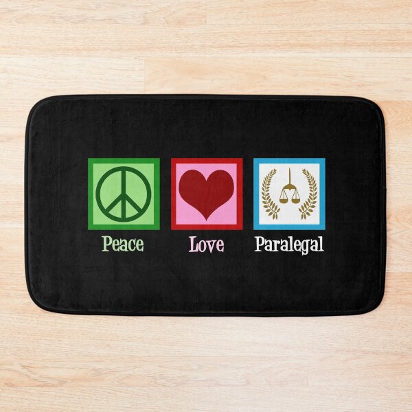 Item preview, Peace Love Paralegal designed and sold by Epic Love Designs.