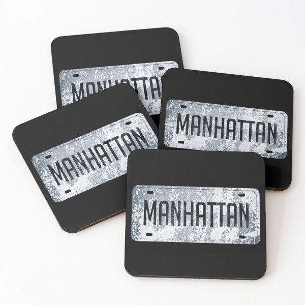 Item preview, Manhattan (Metal Plate) designed and sold by SassyClassyMe.