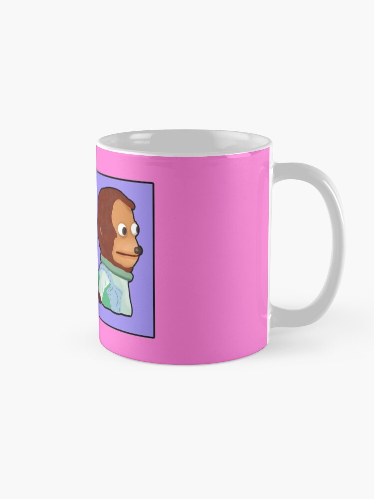 Monkey Looking Away Meme Mug