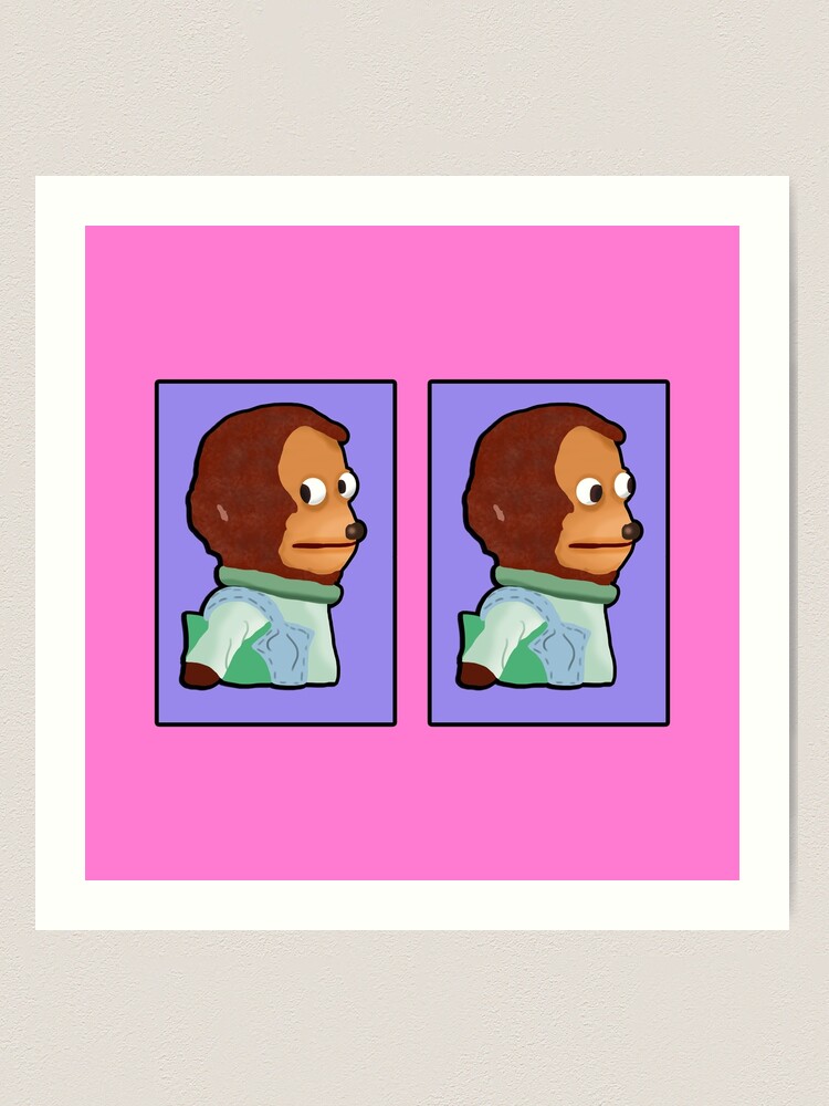 The monkey looking away meme - Drawception