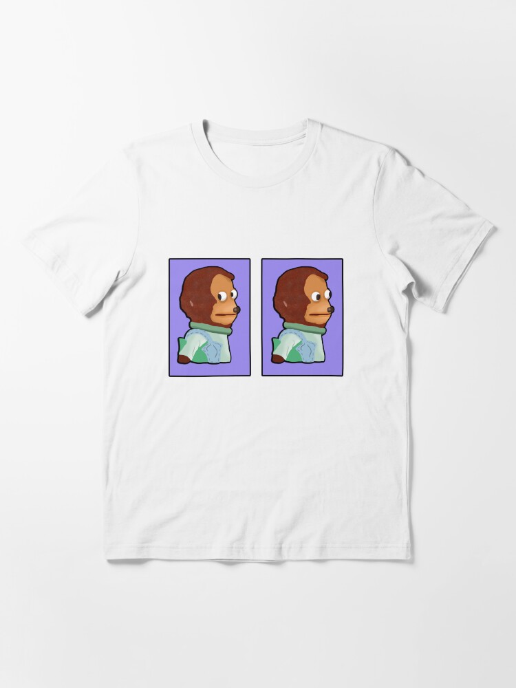 Awkward Monkey Looking Away Puppet Meme Women's T-shirt in 2023