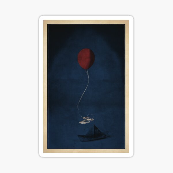 IT Minimalist Movie Poster Sticker