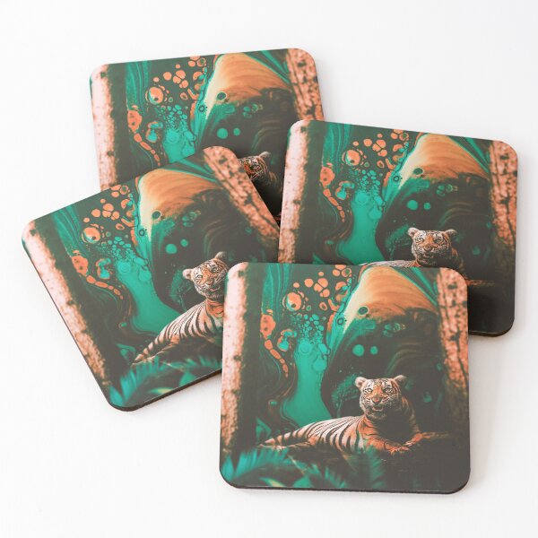 Item preview, Surreal Tiger Chilling  designed and sold by artworkbyrihen.