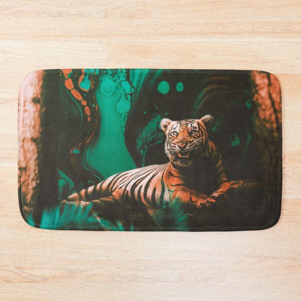 Item preview, Surreal Tiger Chilling  designed and sold by artworkbyrihen.