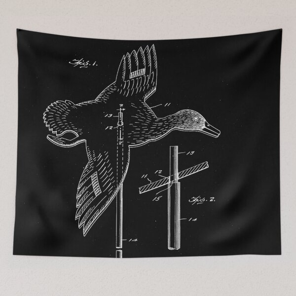 Item preview, patent duck by carpenter designed and sold by AidaArt.