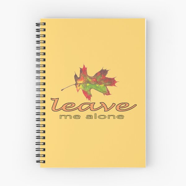 Item preview, Leave Me Alone - Hoja de roble negro - Versión amarilla designed and sold by Rick Paller.