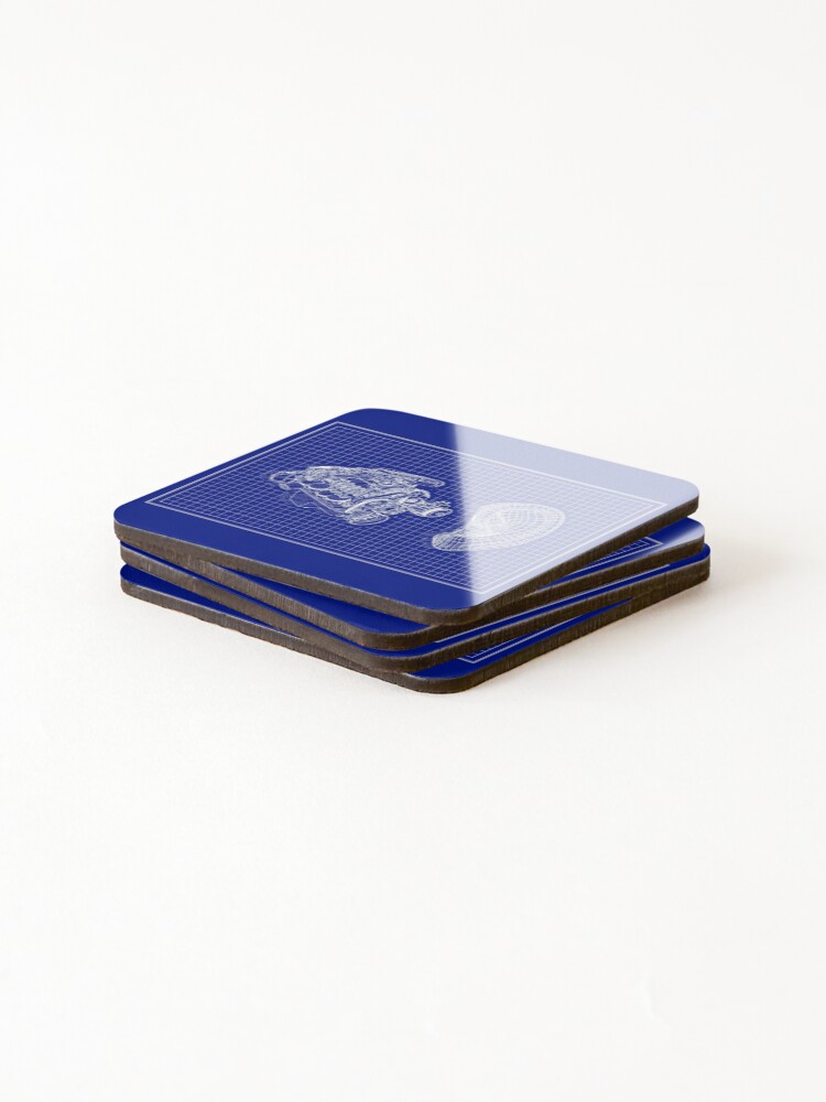 Thumbnail 4 of 5, Coasters (Set of 4), Engine Ear designed and sold by CCCDesign.