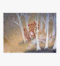 Capturing Fate - Deer Cervine Yokai Photographic Print