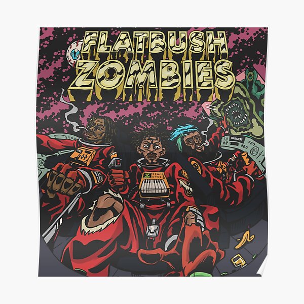 Flatbush Zombies Poster Hip Hop Rap Psychedelic Art Print 13×20" 24×36" 32×48" 