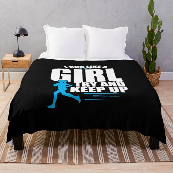 Item preview, Cute I Run Like a Girl Try To Keep Up Women Runner designed and sold by perfectpresents.