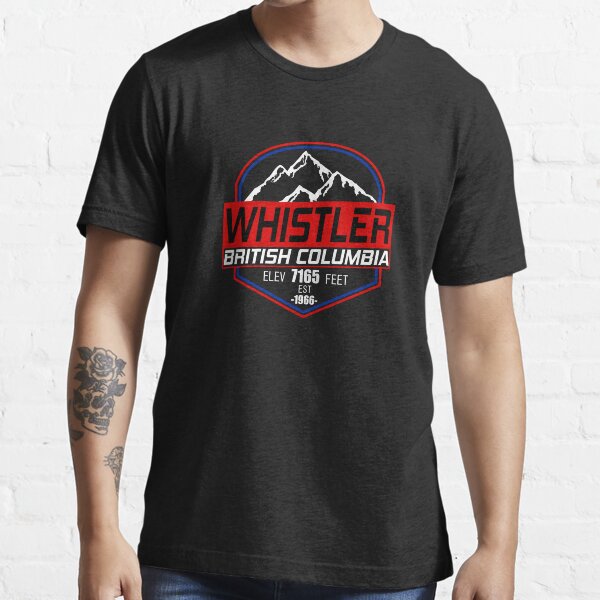 Ski Whistler B.C Canada Skiing and Mountain Biking Paradise Essential T-Shirt