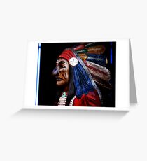 Neon Chief Greeting Card
