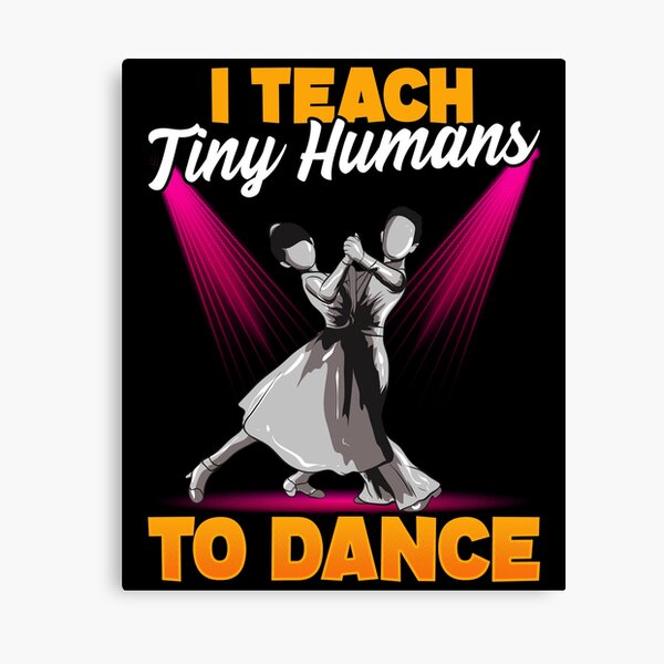 "Niedlicher Tanzlehrer Ich unterrichte kleine Menschen zu tanzen