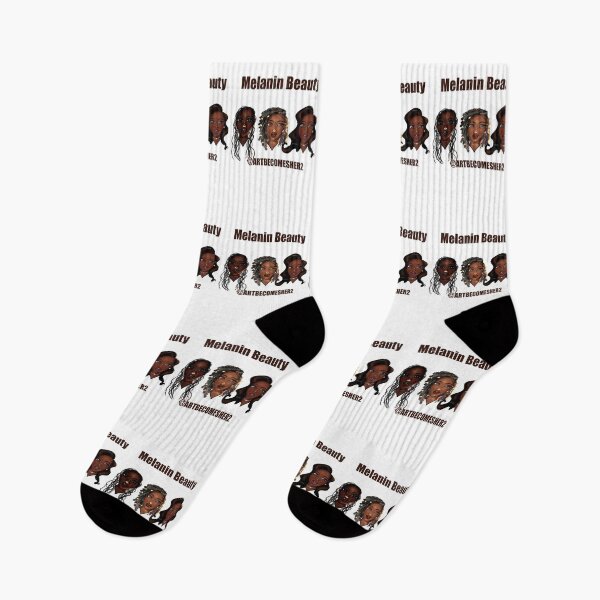 Item preview, Melanin Beauty (Kiss cut versions) designed and sold by ArtBecomesHer2.
