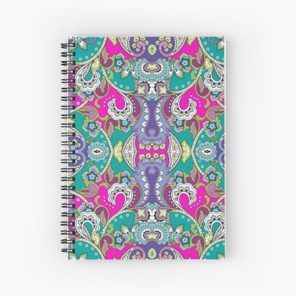 Paisley Passion Spiral Notebook