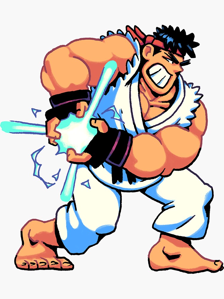 Ryu sf5 - Street Fighter Sticker for Sale by omenastore