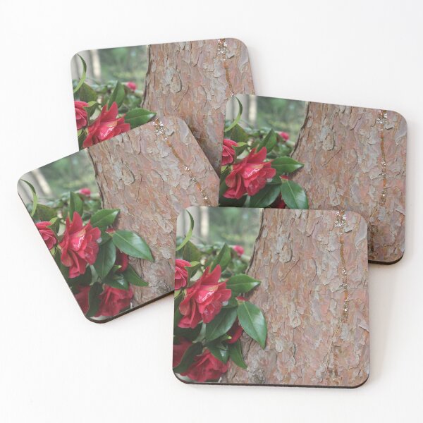Item preview, camellias and ponderosa designed and sold by Micki Selvitella.