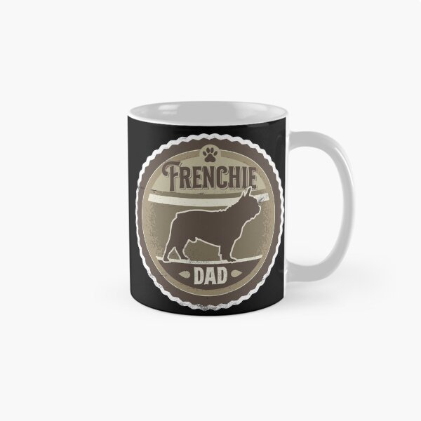 Item preview, Frenchie Dad - Distressed French Bulldog Silhouette Design designed and sold by DoggyStyles.