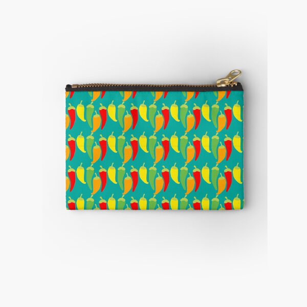 Item preview, Hot Red Green Yellow Chili Pepper Vegetable Teal Women's Mexico Cinco De Mayo Fiesta designed and sold by mkopka.