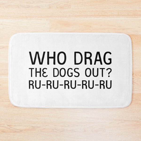 Item preview, Who drag the dogs out? (black) designed and sold by didijuca.