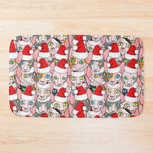 Artikelvorschau, Weihnachtssphynx (nackte Katze) entworfen und verkauft von B0red.