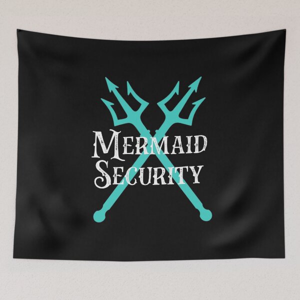 Item preview, Mermaid Security Birthday Gift Swimmer graphic designed and sold by Leslie Smith.