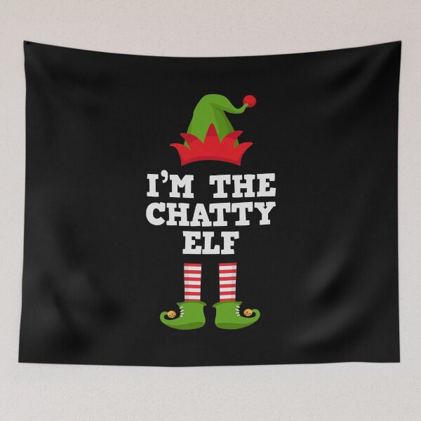 Item preview, I'm The Chatty Elf Matching Family Group Christmas T Shirt T-Shirt designed and sold by lxmag.