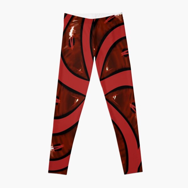 Brass and Miner Maroon Stripe Leggings