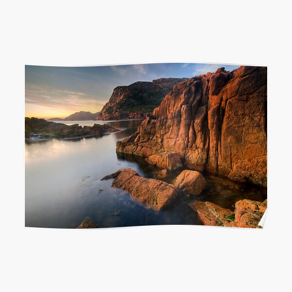 Sleepy Bay, Tasmania, Sunrise Poster
