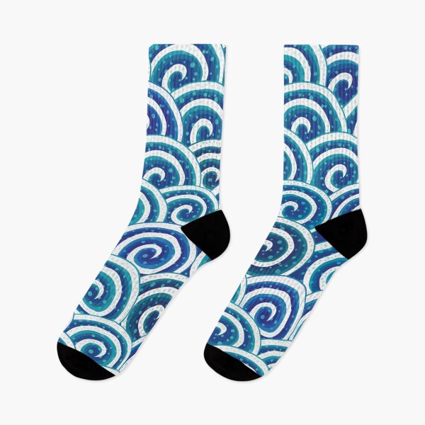 Item preview, Waves and Waves designed and sold by Pink Pineapple Works.