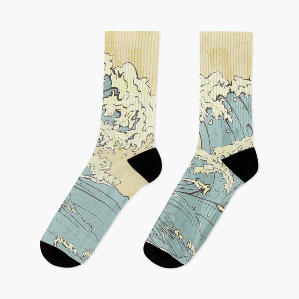 Item preview, The Great Waves Off Kanagawa designed and sold by Pink Pineapple Works.