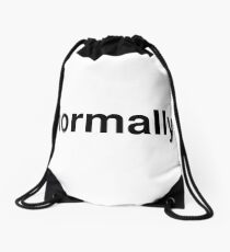 normally Drawstring Bag