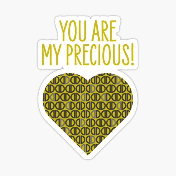 gold diamond - geometric golden print Sticker