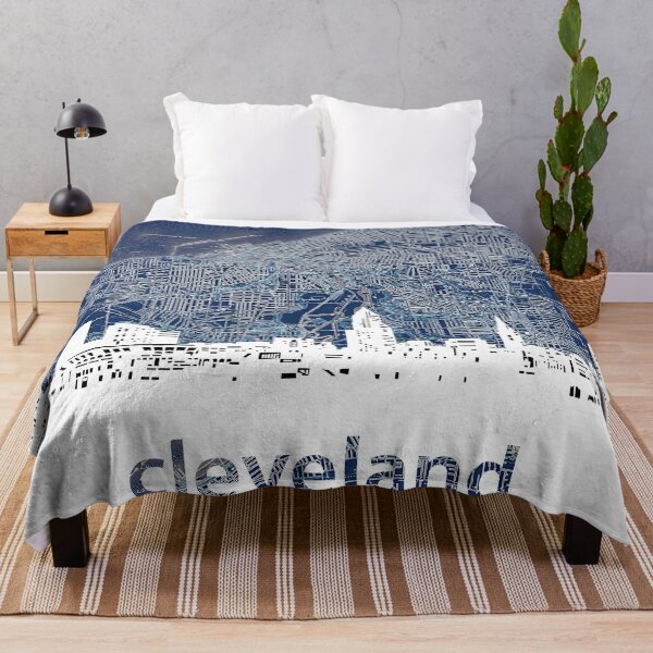 Item preview, cleveland skyline designed and sold by BekimART.
